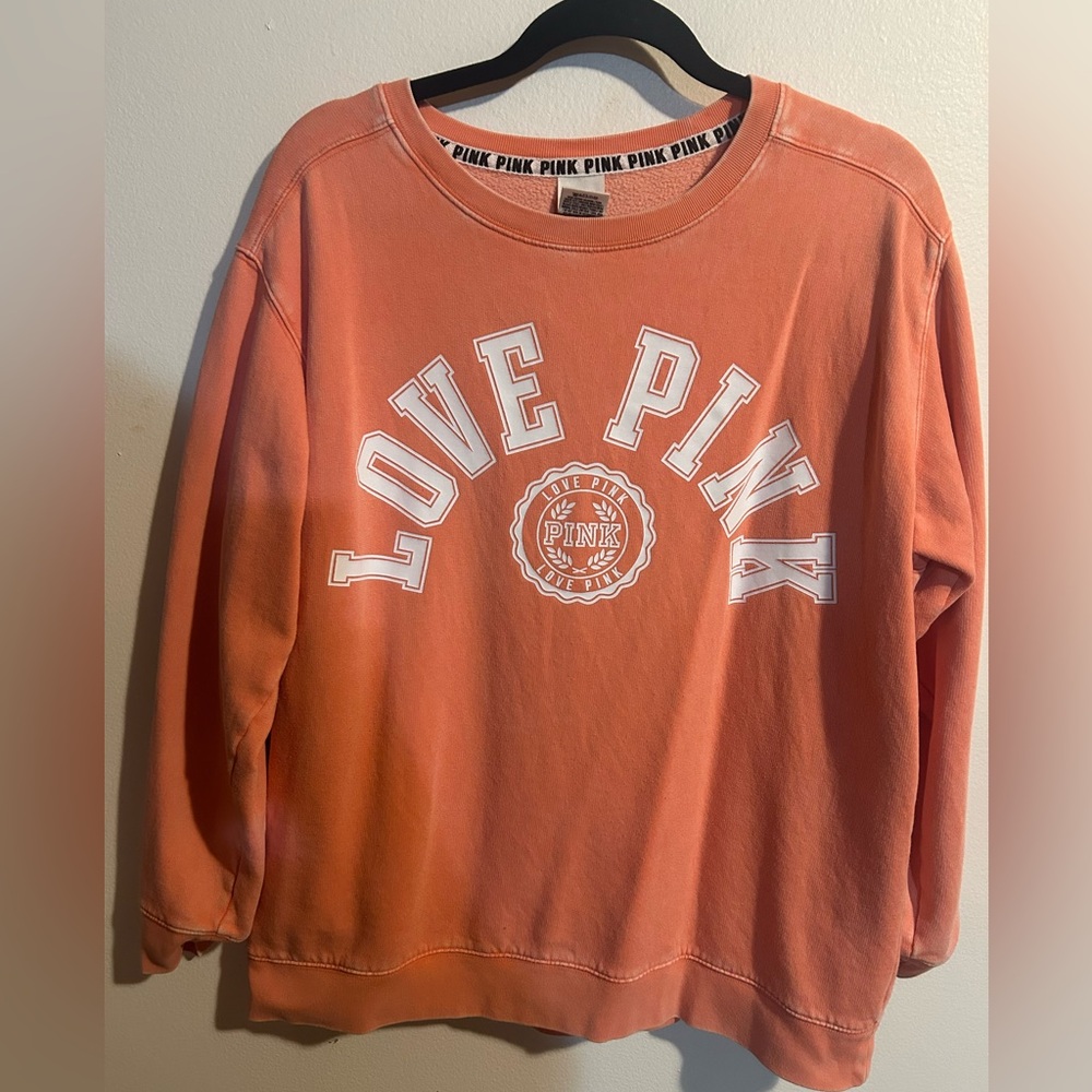 PINK Victoria's Secret Coral Sweatshirt